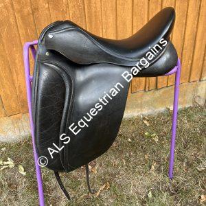 18" Ryder Saddles Black Dressage Saddle
