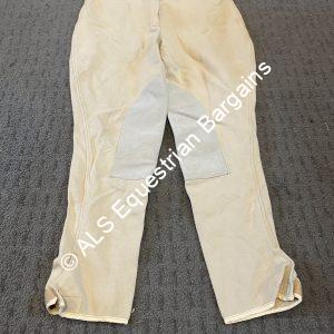 Rhinegold Ladies Cream Jodhpurs - 30"/Size 12