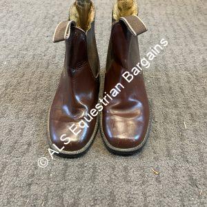Loveson Oxblood Jodhpur Boots - Child's Size 12