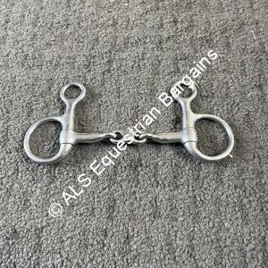 4.5" French Link Hanging Cheek Snaffle