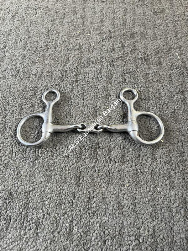 4.5" French Link Hanging Cheek Snaffle