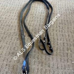Black Rubber Reins - Full