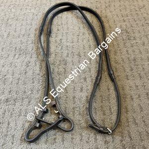 Brown Rubber Reins - Pony