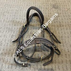 Brown Comfort Flash Bridle - Pony