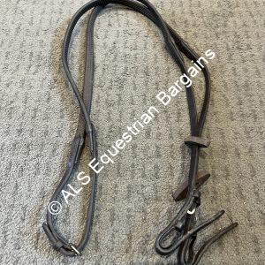 Brown Rubber Reins - Pony