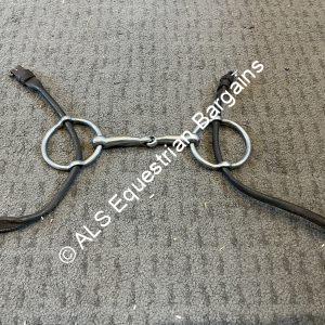 5" Cheltenham Gag & Brown Cheekpieces