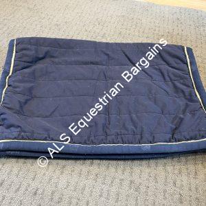 Polypads Classic Saddle Pad Navy/Navy Gold Braid - Full