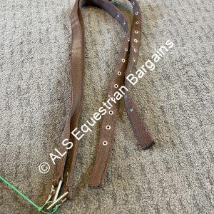 44" Brown Nylon Stirrup Leathers