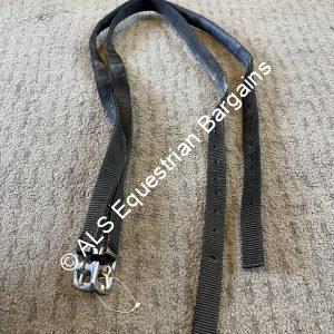 50" Black Nylon Stirrup Leathers