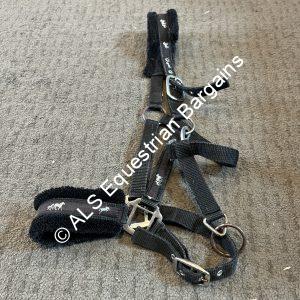 Black Fluffy Headcollar - Full