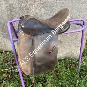 15" Brown Show Saddle - XW