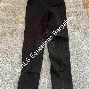 Lemieux Black Riding Leggings - 5-6yrs