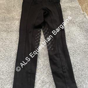 Lemieux Black Riding Leggings - 5-6yrs
