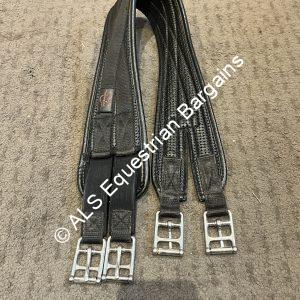 36" Thorowgood Black Waffle Girth