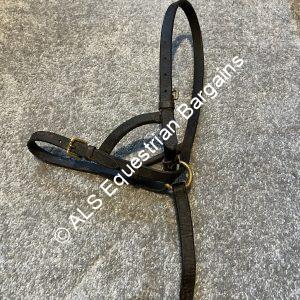 Brown Leather Foal Slip