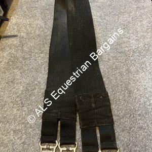 52" Black HS Elasticated Girth