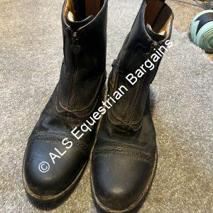 Mark Todd Black Jodhpur Boots - Size 9