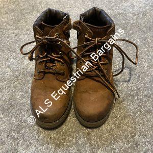 Timberland Brown Childs Boots - Size 11.5