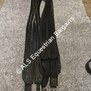 56" Thorowgood Black Waffle Girth