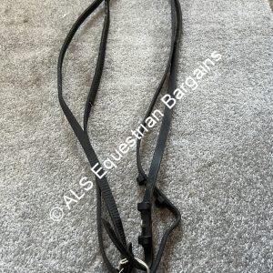 Black Rubber Grip Reins - Cob