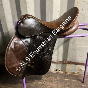 17" Equisport Brown GP Saddle - Medium Wide