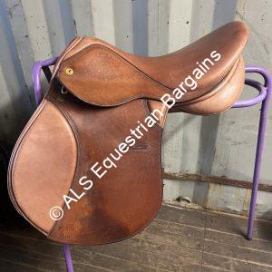 17" Exselle Tan GP Saddle - Medium Wide