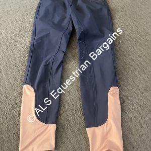 HY Ladies Navy Breeches - 28"/Size 10