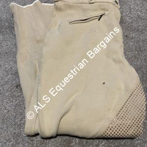 Caldene Ladies Beige Jodhpurs - 32"/Size 14