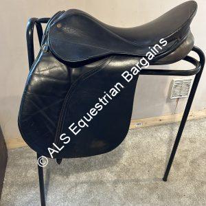17.5" Antil Saddles Black GP Saddle - Medium Wide