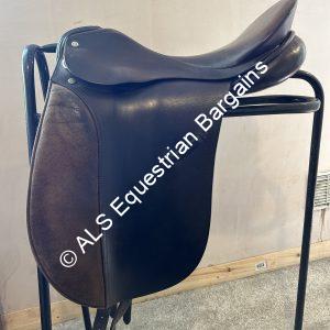 17.5” D.G. Stackhouse Brown Dressage Saddle - Medium