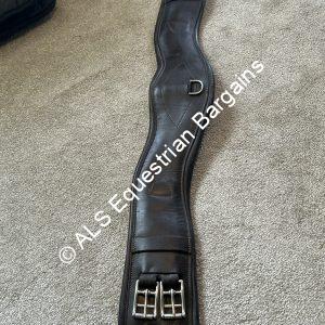 34" Brown Leather Anatomical Dressage Girth