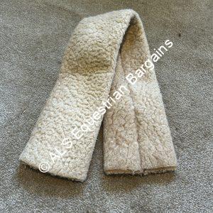 30" Cream Fluffy Girth Sleeve