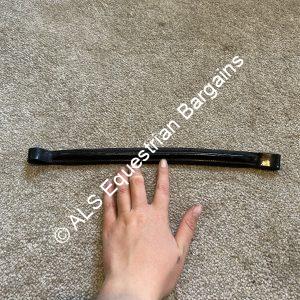 Black Patent Browband - Small Pony