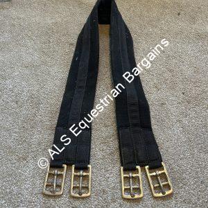 40" Black Cotton Girth