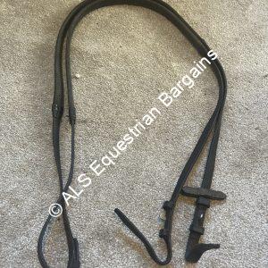 Black Rubber Reins - Full