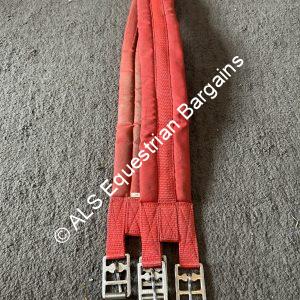 52" Red Cotton Girth
