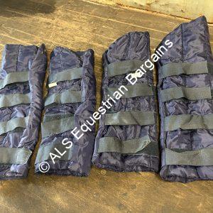 Shires Blue Travel Boots - Cob