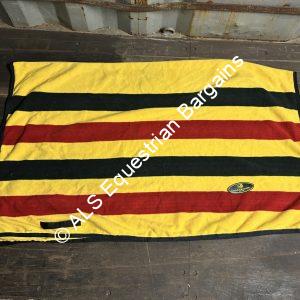 4ft3 Harlequin Newmarket Style Fleece Exercise Sheet *Professionally Washed*
