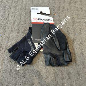 NEW Roeckl Miami Fingerless Riding Gloves - Size 6