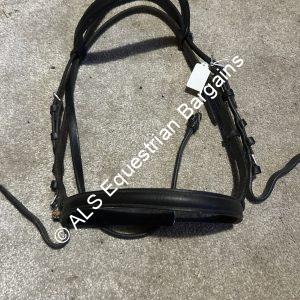 Black Cavesson Bridle - Pony