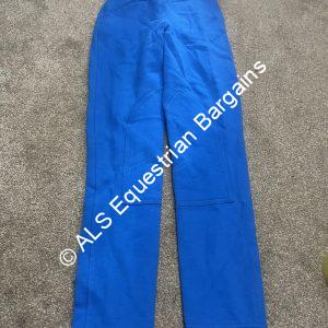 NEW HY Ladies Bright Blue Jodhpurs - 24"/Size 6