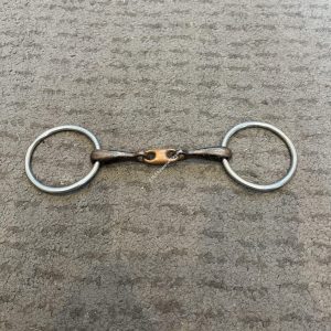 4.5" Sweet Iron Lozenge Loose Ring Snaffle