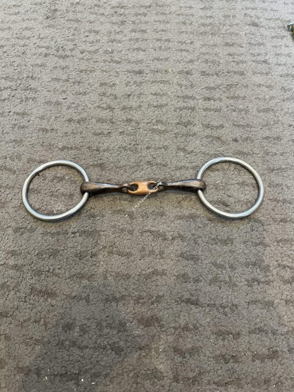 4.5" Sweet Iron Lozenge Loose Ring Snaffle