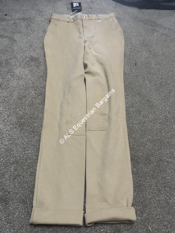 NEW HY Melton Mens Beige Jodhpurs - 30"