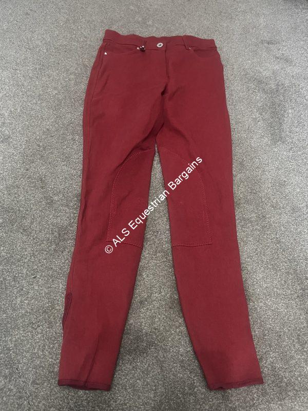 NEW HY Red Denim Ladies Breeches - Various Sizes