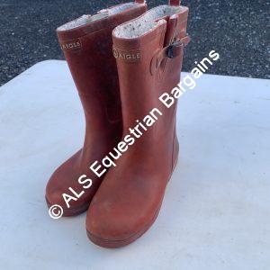 Size 1 Aigle Lined Wellies