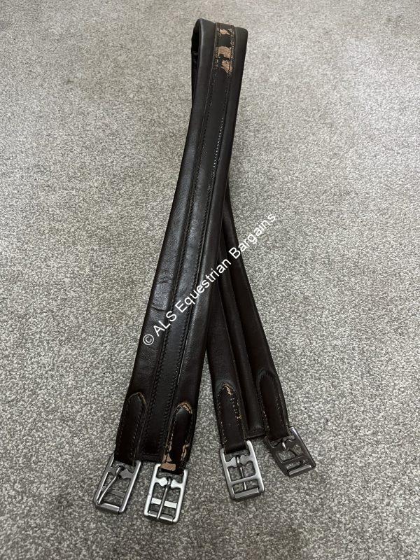 SECONDS New IV Horse Brown Leather Girths - 54",56",58",60"