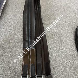 SECONDS New IV Horse Brown Leather Girth - 58" Elasticated