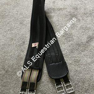 56" Aerborn Black Waffle Girth