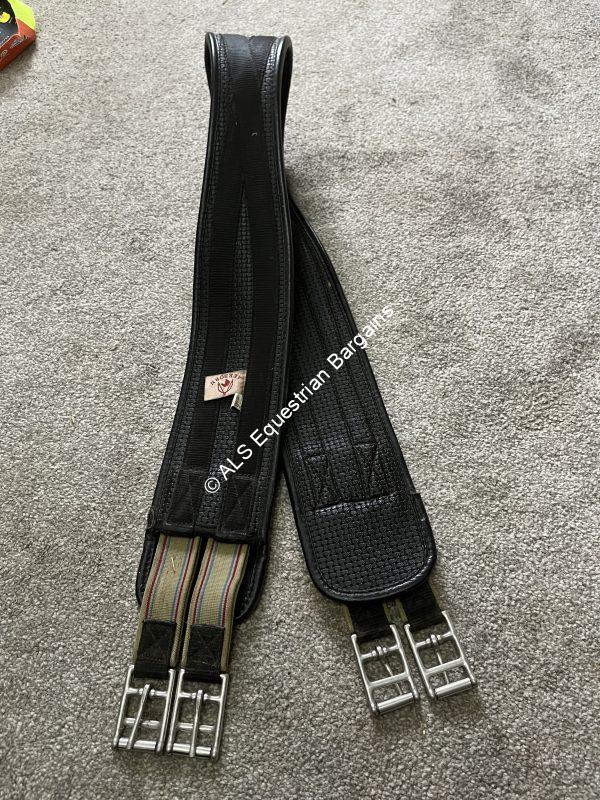 56" Aerborn Black Waffle Girth